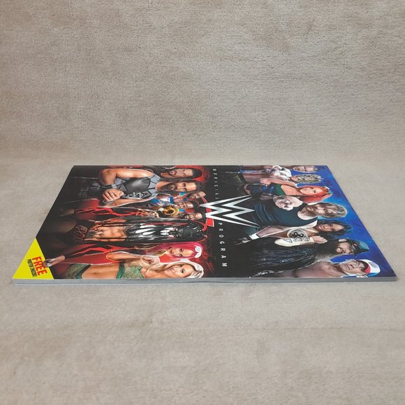 WWE Official Program 2016 With Poster Souvenir Event Wrestling - Picture 14 of 16